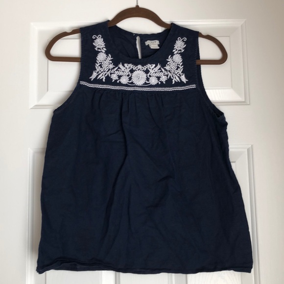 J. Crew Tops - Jcrew linen sleeveless blouse